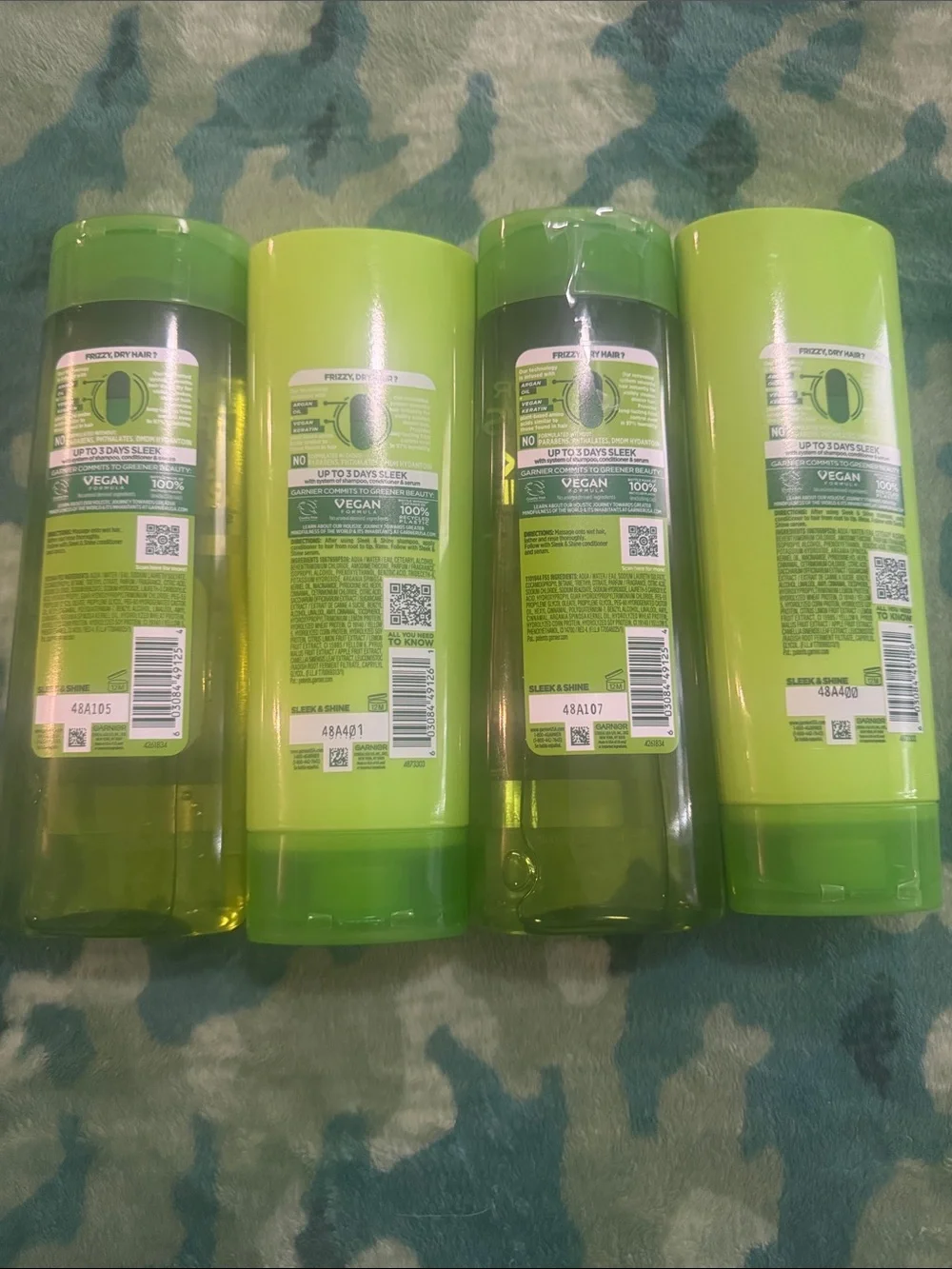 Garnier Fructis Sleek & Shine Shampoo & Conditioner Set - Green